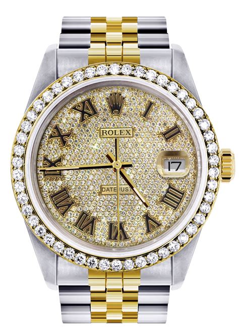 gold rolex with diamonds men|Rolex full diamond price.